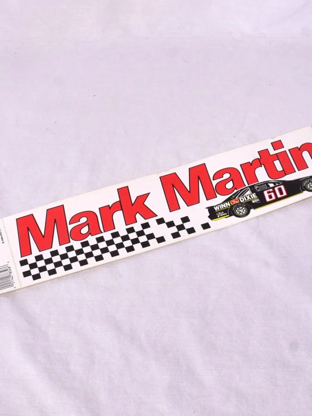 Mark Martin Vintage Winn Dixie Racing Sticker